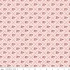 Image of Love You Always Floral Plaid Pink quilting cotton fabric by Sandy Gervais for Riley Blake Designs. Features flowers on a pink background. Cute Little Fabric Shop