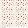 Image of Love You Always Hearts Cream quilting cotton fabric by Sandy Gervais for Riley Blake Designs. Features hearts on a cream background. Cute Little Fabric Shop