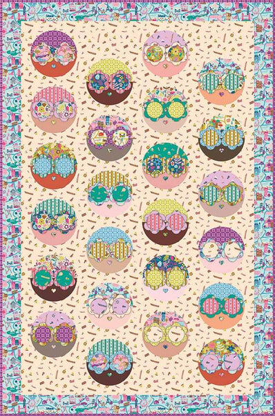 SALE Vantage Point Quilt PATTERN P100 by Bluebird Patterns - Riley Blake Designs - INSTRUCTIONS Only - Piecing Faces