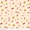 Image of The Genesis of a Journey Modes of Travel Cream quilting cotton fabric by Genesis Hall for Riley Blake Designs. Features transportation on a cream background. Cute Little Fabric Shop