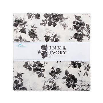 Ink & Ivory Layer Cake 10" Stacker Bundle - Riley Blake Designs - 42-Piece Precut  - Quilting Cotton Fabric