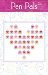 SALE Pen Pals Quilt PATTERN P180 - Wendy Sheppard - Riley Blake Designs - INSTRUCTIONS Only - Valentine's Day Quilt