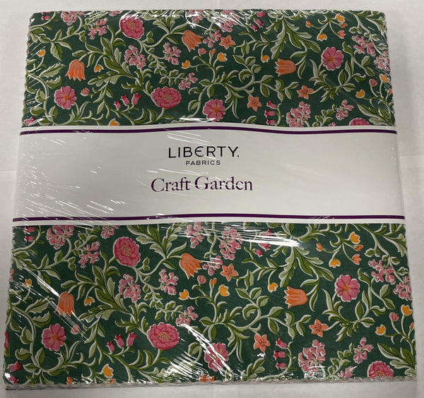 SALE Craft Garden Layer Cake 10" Stacker Bundle - Riley Blake - 42 piece Pre cut - Liberty Fabrics - Quilting Cotton Fabric