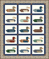 SALE Plaid Mallards Quilt PATTERN - Bluebird Patterns - Riley Blake Designs - INSTRUCTIONS Only - Ducks Precut Friendly