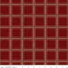 Image of Plaid-Venture Club Hunter Mahogany quilting cotton fabric by by the RBD Designers for Riley Blake Designs. Features plaid on a red background. Cute Little Fabric Shop
