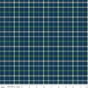 Image of Plaid-Venture Club Camper Navy quilting cotton fabric by by the RBD Designers for Riley Blake Designs. Features plaid on a blue background. Cute Little Fabric Shop