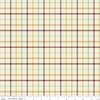 Image of Plaid-Venture Club Camper Cream quilting cotton fabric by by the RBD Designers for Riley Blake Designs. Features plaid on a cream background. Cute Little Fabric Shop