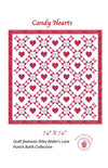 SALE Candy Hearts Quilt PATTERN P257 - Pastry Shop Quilts - Riley Blake Designs - INSTRUCTIONS Only - Square Quilt Love Punch