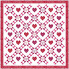 SALE Candy Hearts Quilt PATTERN P257 - Pastry Shop Quilts - Riley Blake Designs - INSTRUCTIONS Only - Square Quilt Love Punch