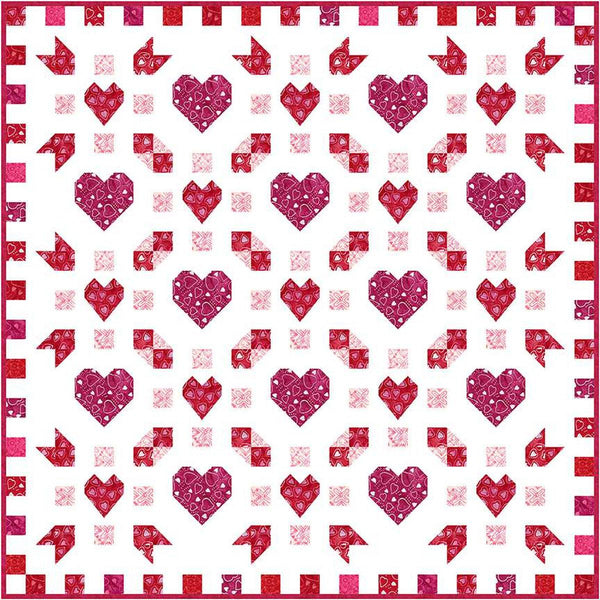 SALE Sew Smitten Quilt PATTERN P254 by My Sew Quilty Life - Riley Blake Designs - INSTRUCTIONS Only - Rolie Polie Friendly