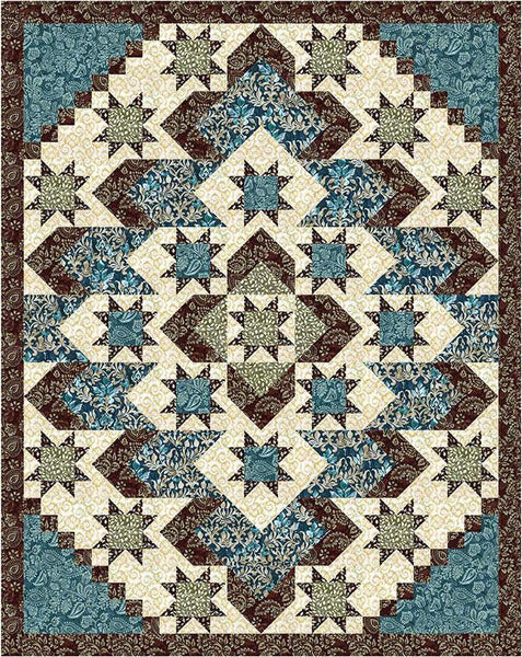 SALE Decorator Jewel Quilt PATTERN P236 by Bound To Be Quilting - Riley Blake Design - INSTRUCTIONS Only - Confident Beginner