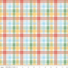 Image of Winnie the Pooh Plaid Multi quilting cotton fabric by Echo Park Paper Co for Riley Blake Designs. Features plaid on a multicolored background. Cute Little Fabric Shop