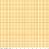 Image of Winnie the Pooh Plaid Yellow quilting cotton fabric by Echo Park Paper Co for Riley Blake Designs. Features plaid on a yellow background. Cute Little Fabric Shop