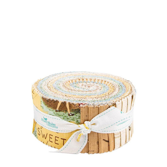 Winnie the Pooh 2.5 Inch Rolie Polie Jelly Roll 40-Piece - Riley Blake - Precut  Bundle - Quilting Cotton Fabric