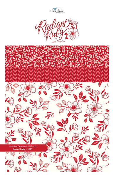 SALE Radiant Ruby Charm Pack 5" Stacker Bundle 5-17260-42 - Riley Blake Designs - 42 piece Precut Pre cut - Quilting Cotton Fabric