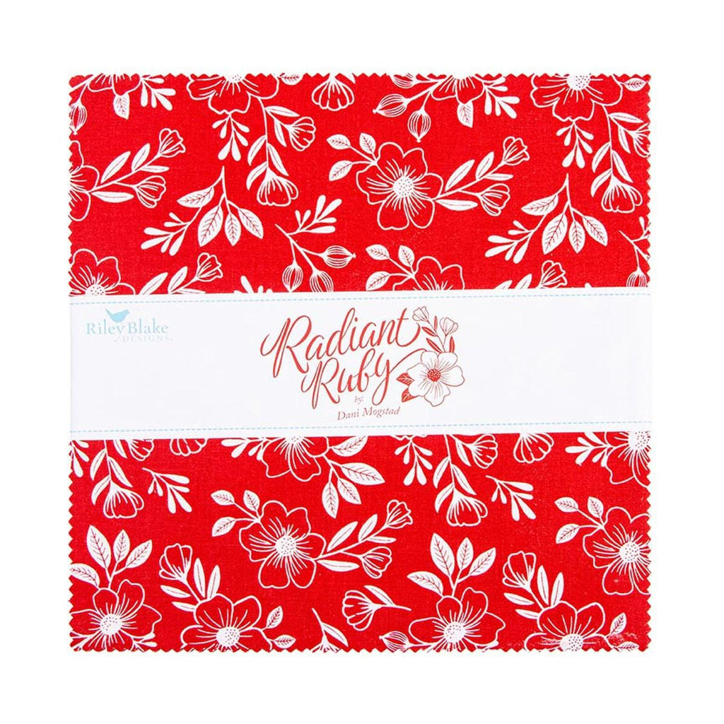 SALE Radiant Ruby Layer Cake 10" Stacker Bundle 10-17260-42 - Riley Blake Designs - 42 piece Precut Pre cut - Quilting Cotton Fabric