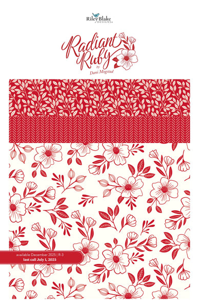 SALE Radiant Ruby Layer Cake 10" Stacker Bundle 10-17260-42 - Riley Blake Designs - 42 piece Precut Pre cut - Quilting Cotton Fabric