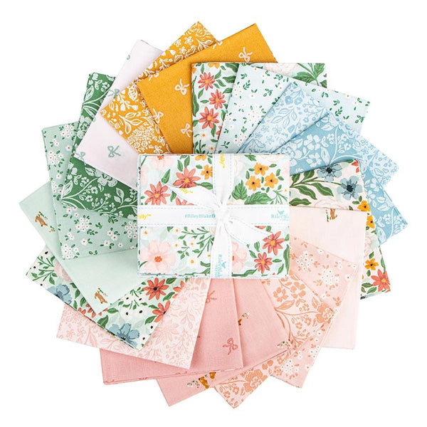 Sweet Cotton Tales Fat Quarter Bundle 18 pieces FQ-17310-18 - Riley Blake Designs - Pre cut Precut - Quilting Cotton Fabric