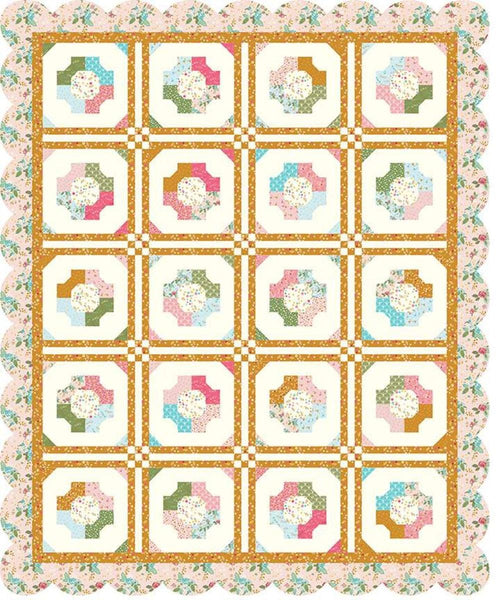 String of Pearls Quilt PATTERN P138 by Beverly McCullough - Riley Blake Designs - INSTRUCTIONS Only - 10" Stacker Friendly