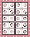 String of Pearls Quilt PATTERN P138 - Beverly McCullough - Riley Blake Designs - INSTRUCTIONS Only - 10" Stacker Friendly