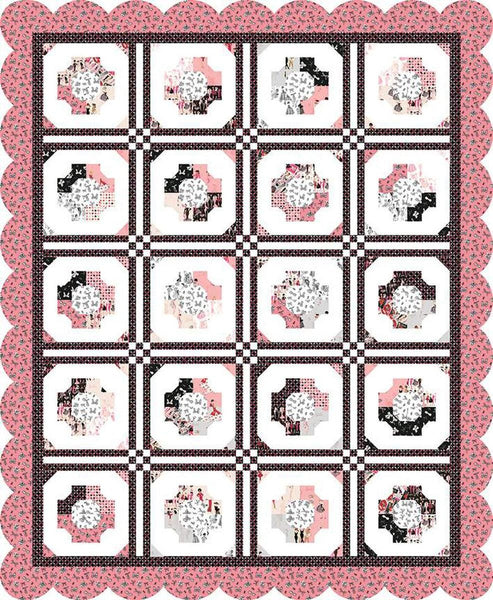 String of Pearls Quilt PATTERN P138 by Beverly McCullough - Riley Blake Designs - INSTRUCTIONS Only - 10" Stacker Friendly