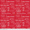 11" End of Bolt - Christmas Adventure Phrases SC10731 Scarlet SPARKLE - Riley Blake - Camping Text Snowflakes Gold - Quilting Cotton Fabric