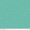 27" End of Bolt - Winter Wonder Dots C12068 Teal - Riley Blake Designs - Christmas Dot Dotted - Quilting Cotton Fabric