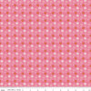 Image of Patchwork Floral Pink quilting cotton fabric by Liza Taylor for Riley Blake Designs. Features flowers on a pink background. Cute Little Fabric Shop