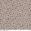 Image of Farmer's Daughter Hens & Chicks Pewter quilting cotton fabric by Lori Holt for Riley Blake Designs. Features chickens on a gray background. Cute Little Fabric Shop