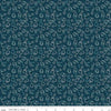 Fat Quarter End of Bolt - SALE Ready Set Splash! Bubbles C9896 Deep Sea - Riley Blake - Line Drawings Circles Blue - Quilting Cotton Fabric