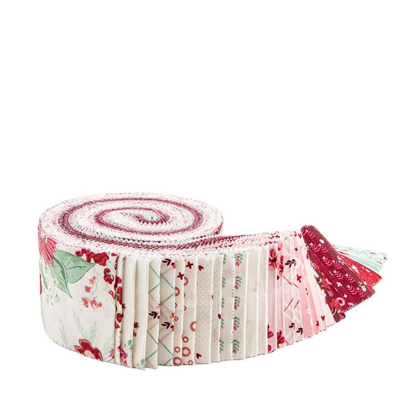 SALE Love You Always 2.5 Inch Rolie Polie Jelly Roll 40 pieces - Riley Blake - Precut Pre cut Bundle - Quilting Cotton Fabric