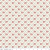 Image of Love You Always Floral Plaid Cream quilting cotton fabric by Sandy Gervais for Riley Blake Designs. Features flowers on a cream background. Cute Little Fabric Shop