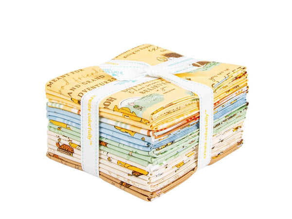 Winnie the Pooh Fat Quarter Bundle 18 pieces FQ-17000-18 - Riley Blake Designs - Pre cut Precut - Quilting Cotton Fabric