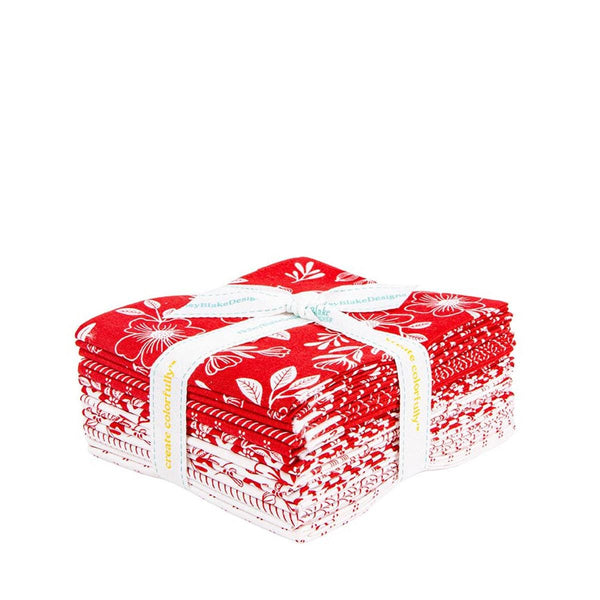 Radiant Ruby Fat Quarter Bundle 14 pieces FQ-17260-14 - Riley Blake Designs - Pre cut Precut - Quilting Cotton Fabric