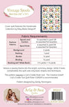 SALE Vintage Spools Quilt PATTERN P233 - Aria & Ava Quilts - Riley Blake Design - INSTRUCTIONS Only - Fat Quarter Friendly Sew Theme