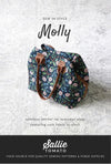 SALE Molly Bag PATTERN P210 - Sallie Tomato - Riley Blake Designs - INSTRUCTIONS Only - Satchel Pockets Magnetic Closure