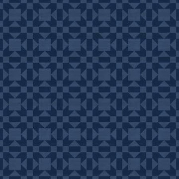 10" End of Bolt - SALE Barn Quilt Sister's Choice C11052 Blue - Riley Blake - Tone-on-Tone Printed Quilt Blocks - Quilting Cotton Fabric