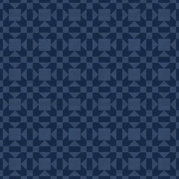 10" End of Bolt - SALE Barn Quilt Sister's Choice C11052 Blue - Riley Blake - Tone-on-Tone Printed Quilt Blocks - Quilting Cotton Fabric