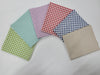 Bee Ginghams Fat Quarter Bundle 6 pieces 6FQ-BEEGINGHAMS - Lori Holt - Riley Blake Designs -  Precut - Plaid - Quilting Cotton Fabric