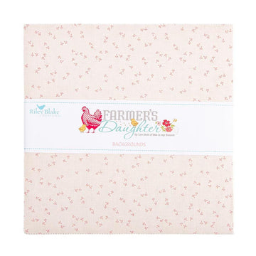 Farmer's Daughter Backgrounds Layer Cake 10" Stacker Bundle 10-17160B-42 - Riley Blake - 42-Piece Precut  - Quilting Cotton