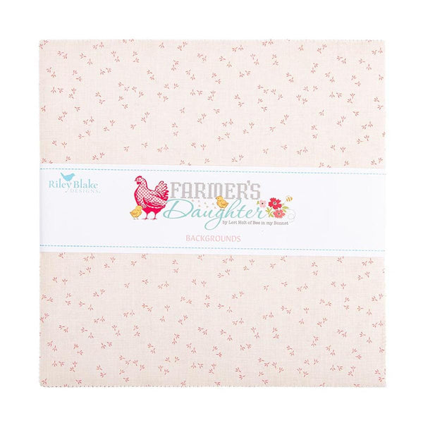 SALE Farmer's Daughter Backgrounds Layer Cake 10" Stacker Bundle 10-17160B-42 - Riley Blake - 42 piece Precut Pre cut - Quilting Cotton