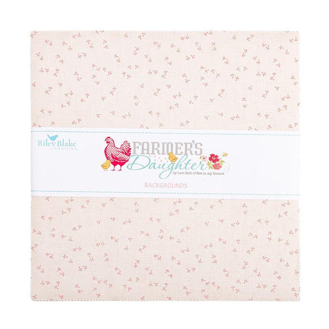 SALE Farmer's Daughter Backgrounds Layer Cake 10" Stacker Bundle 10-17160B-42 - Riley Blake - 42 piece Precut Pre cut - Quilting Cotton
