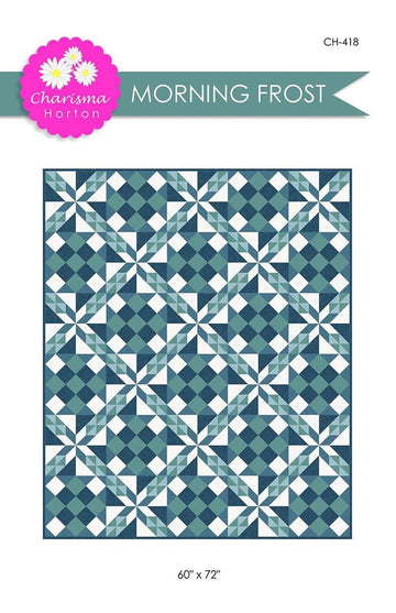Morning Frost Quilt PATTERN P161 - Charisma Horton - Riley Blake Designs - INSTRUCTIONS Only - Piecing Block Geometric Triangles