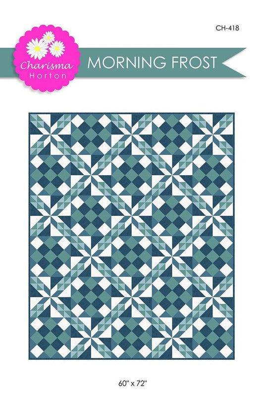 Morning Frost Quilt PATTERN P161 - Charisma Horton - Riley Blake Designs - INSTRUCTIONS Only - Piecing Block Geometric Triangles