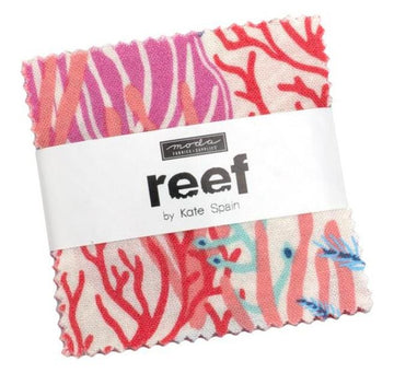 Reef Mini Charm Pack 2 1/2" Stacker Bundle 27340MC - Moda Fabrics - 42-Piece Precut  - Sea Plants Ocean - Quilting Cotton Fabric