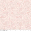 Image of Sweet Cotton Tales Bunny Meadows Pink quilting cotton fabric by Cayla Naylor for Riley Blake Designs. Features flowers on a pink background. Cute Little Fabric Shop