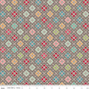 3 yard cut - Farmer's Daughter Flower Patch Rustic Gray Floral Fabric WIDEBACK 108" Wide - Riley Blake Quilting Cotton Fabric
