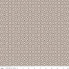 Image of Farmer's Daughter Doily Rustic quilting cotton fabric by Lori Holt for Riley Blake Designs. Features geometric on a gray background. Cute Little Fabric Shop