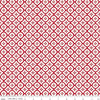 Image of Radiant Ruby Moroccan Cloud quilting cotton fabric by Dani Mogstad for Riley Blake Designs. Features medallions on a white background. Cute Little Fabric Shop