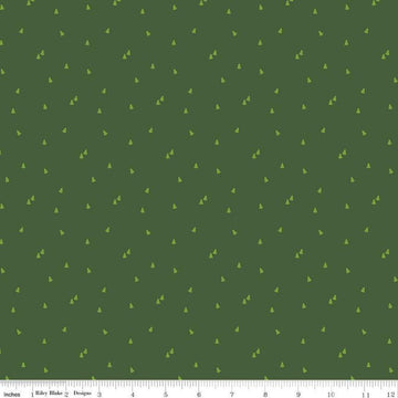 SALE Seasonal Basics Trees C654 Green - Riley Blake Designs - Christmas Pines Tone-on-Tone - Quilting Cotton Fabric